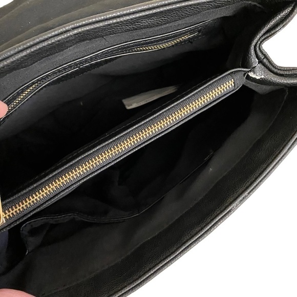 Forever 21 Black Faux Leather Quilted Shoulder Bag - Picture 6 of 8